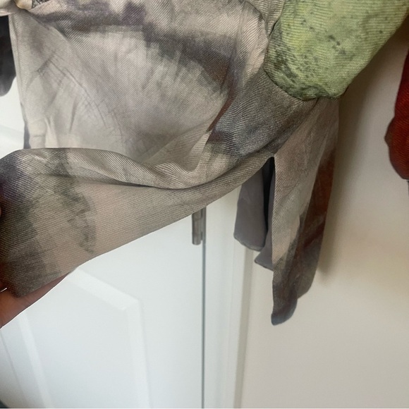 NWT Anthropologie Bl^nk London Sunfall Watercolor Kimono - Picture 7 of 9